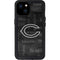 NFL Chicago Bears Black & White iPhone 15 Plus Waterproof Case
