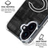 NFL Chicago Bears Black & White iPhone 16 MagSafe Case