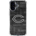 NFL Chicago Bears Black & White iPhone 16 Plus Clear Case