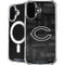 NFL Chicago Bears Black & White iPhone 16 Plus MagSafe Case