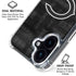 NFL Chicago Bears Black & White iPhone 16 Plus MagSafe Case