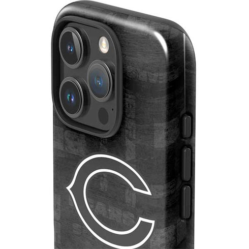 NFL Chicago Bears Black & White iPhone 16 Pro Max Impact Case