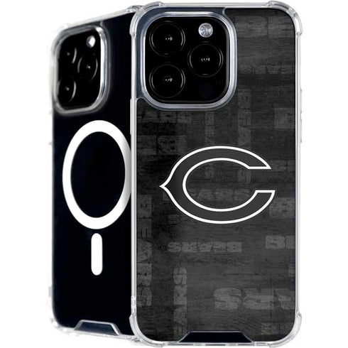 NFL Chicago Bears Black & White iPhone 16 Pro Max MagSafe Case