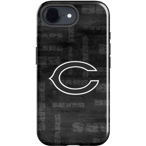 NFL Chicago Bears Black & White iPhone 16e Impact Case