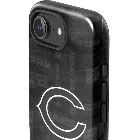NFL Chicago Bears Black & White iPhone 16e Impact Case