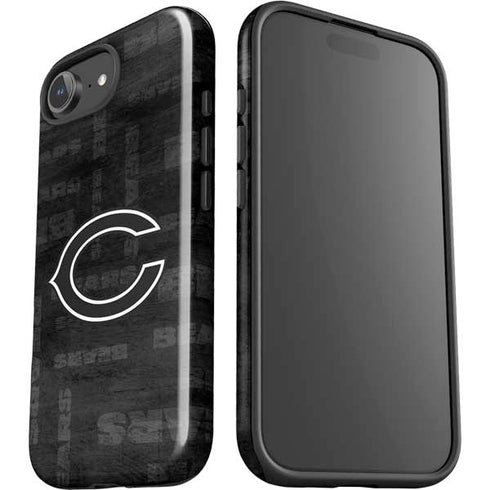 NFL Chicago Bears Black & White iPhone 16e Impact Case