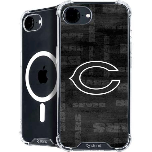 NFL Chicago Bears Black & White iPhone 16e MagSafe Case