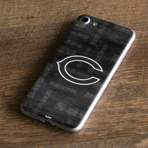 NFL Chicago Bears Black & White iPhone 8 Skin