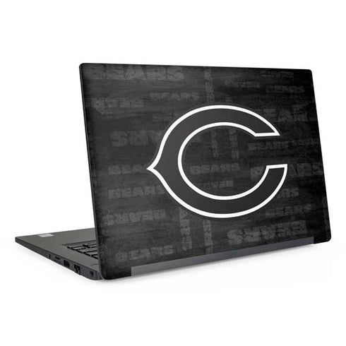 NFL Chicago Bears Black & White Dell Latitude Skin