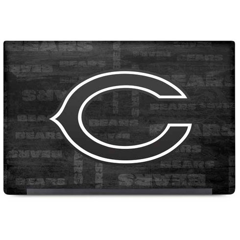 NFL Chicago Bears Black & White Dell Latitude Skin