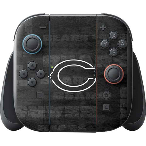 NFL Chicago Bears Black & White Nintendo Switch 2 (2025) with Joy-Con Skin