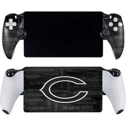 NFL Chicago Bears Black & White PlayStation Portal Remote Player Skin
