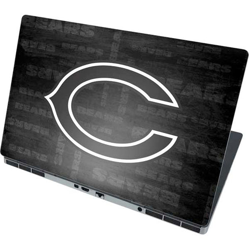 NFL Chicago Bears Black & White Dell Precision Skin