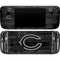NFL Chicago Bears Black & White Steam Deck Handheld Gaming Computer OLED Skin