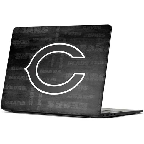 NFL Chicago Bears Black & White Surface Laptop 7 13.8in Skin
