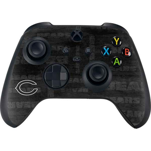 NFL Chicago Bears Black & White Xbox Series X Bundle Skin