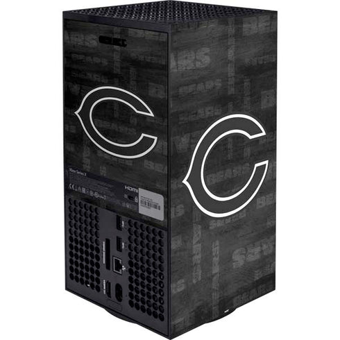 NFL Chicago Bears Black & White XBox Series X Digital Edition Bundle Skin
