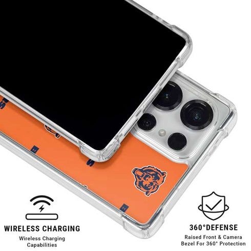 NFL Chicago Bears Blitz Series Galaxy S25 Ultra Clear Case