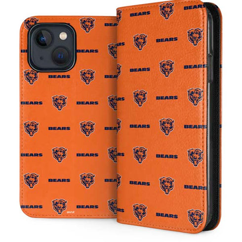 NFL Chicago Bears Blitz Series iPhone 15 Plus Folio Case