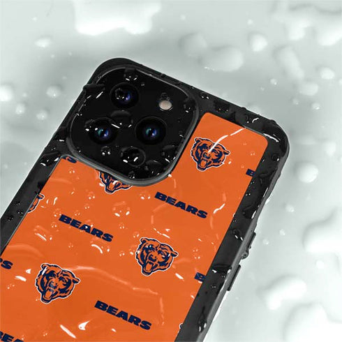 NFL Chicago Bears Blitz Series iPhone 15 Pro Waterproof Case