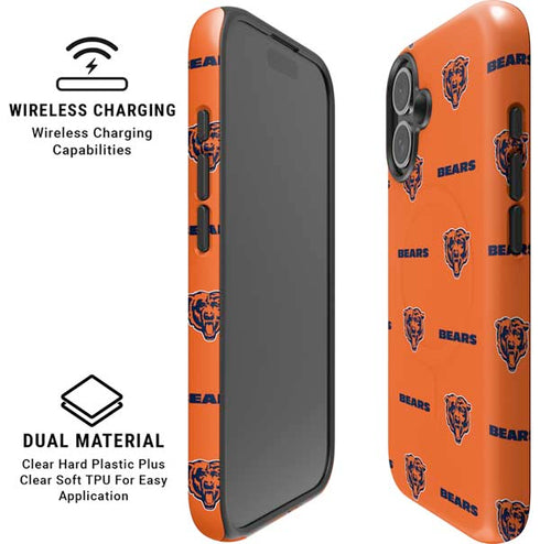 NFL Chicago Bears Blitz Series iPhone 16 Magsafe Impact Case