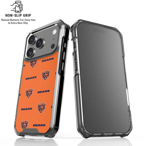 NFL Chicago Bears Blitz Series iPhone 18 Pro Clear Case