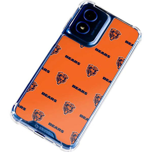 NFL Chicago Bears Blitz Series Moto G 5G (2024) Clear Case
