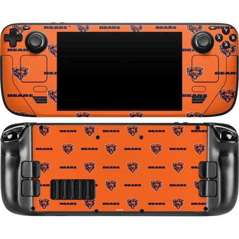 NFL Chicago Bears Blitz Series Steam Deck Handheld Gaming Computer OLED Skin