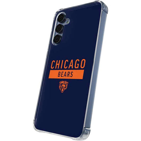 NFL Chicago Bears Blue Performance Series Galaxy A55 5G Clear Case