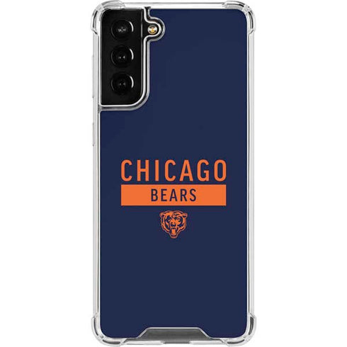 NFL Chicago Bears Blue Performance Series Galaxy S22 Plus Clear Case