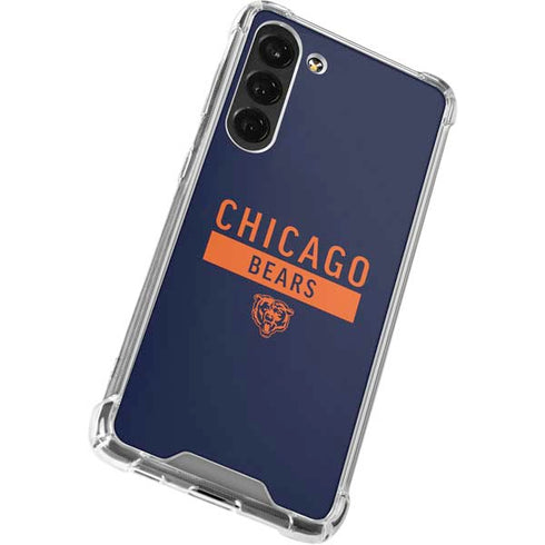 NFL Chicago Bears Blue Performance Series Galaxy S24 FE Clear Case