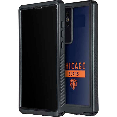 NFL Chicago Bears Blue Performance Series Galaxy S24 Ultra Waterproof Case