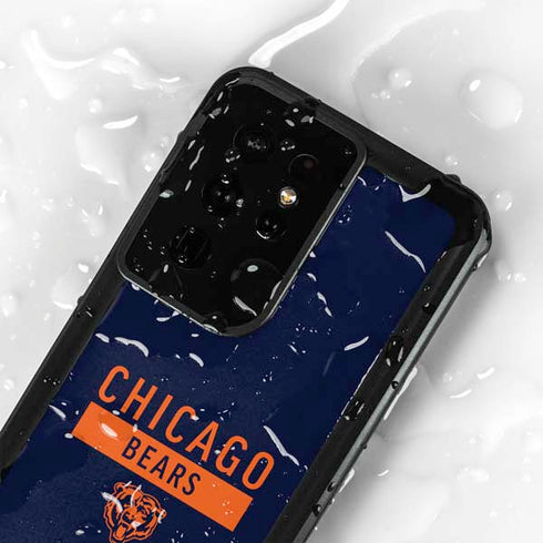NFL Chicago Bears Blue Performance Series Galaxy S24 Ultra Waterproof Case