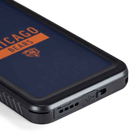 NFL Chicago Bears Blue Performance Series Galaxy S24 Waterproof Case