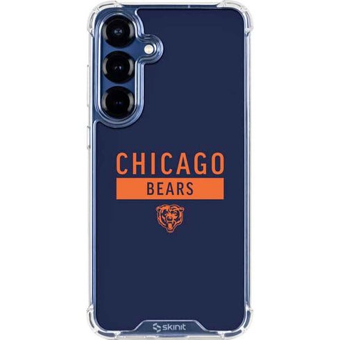 NFL Chicago Bears Blue Performance Series Galaxy S25 Plus Clear Case