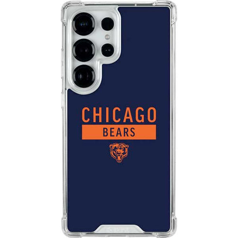 NFL Chicago Bears Blue Performance Series Galaxy S25 Ultra Clear Case