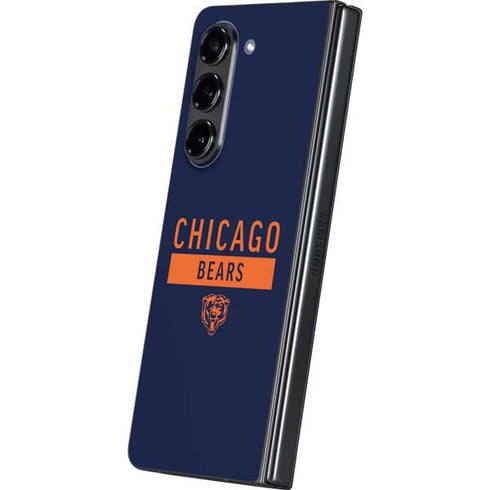 NFL Chicago Bears Blue Performance Series Galaxy Z Fold5 5G Skin