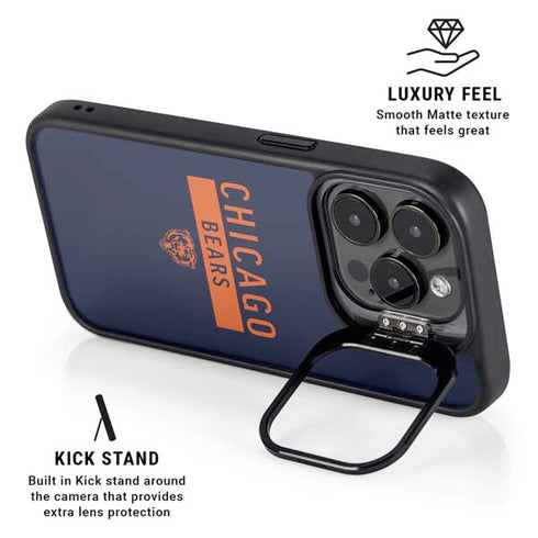 NFL Chicago Bears Blue Performance Series iPhone 13 Pro Kickstand Case