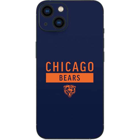 NFL Chicago Bears Blue Performance Series iPhone Skins