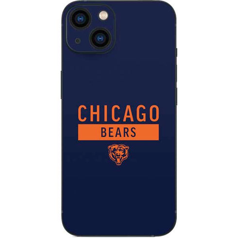 NFL Chicago Bears Blue Performance Series iPhone 15 Skin