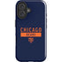 NFL Chicago Bears Blue Performance Series iPhone 16 Impact Case