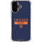 NFL Chicago Bears Blue Performance Series iPhone 16 Plus Clear Case