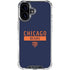 NFL Chicago Bears Blue Performance Series iPhone 16 Plus Clear Case