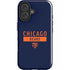 NFL Chicago Bears Blue Performance Series iPhone 16 Plus Impact Case