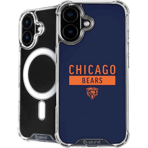 NFL Chicago Bears Blue Performance Series iPhone 16 Plus MagSafe Case
