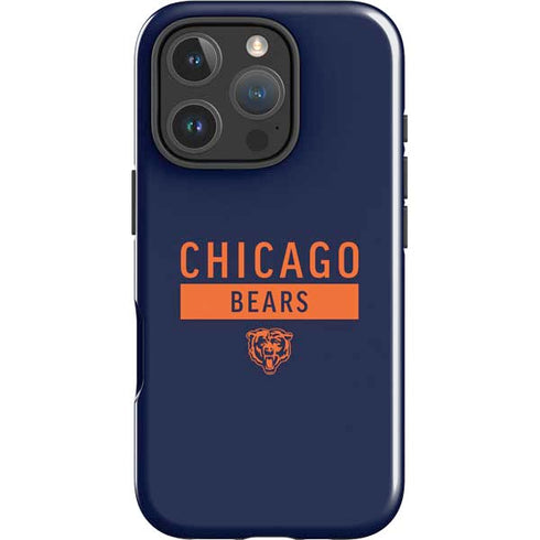 NFL Chicago Bears Blue Performance Series iPhone 16 Pro Max Impact Case