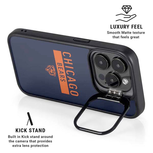 NFL Chicago Bears Blue Performance Series iPhone 16 Pro Max Kickstand Case