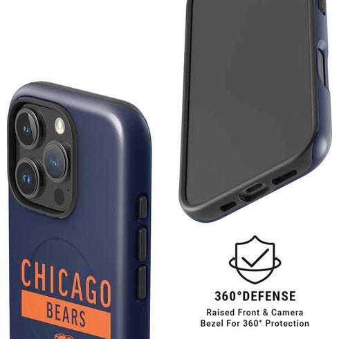 NFL Chicago Bears Blue Performance Series iPhone 16 Pro Max Magsafe Impact Case