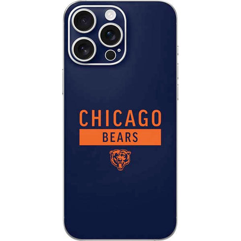 NFL Chicago Bears Blue Performance Series iPhone 16 Pro Max Skin
