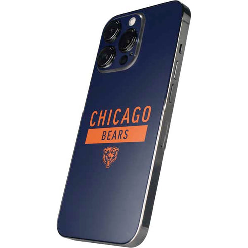 NFL Chicago Bears Blue Performance Series iPhone 16 Pro Skin